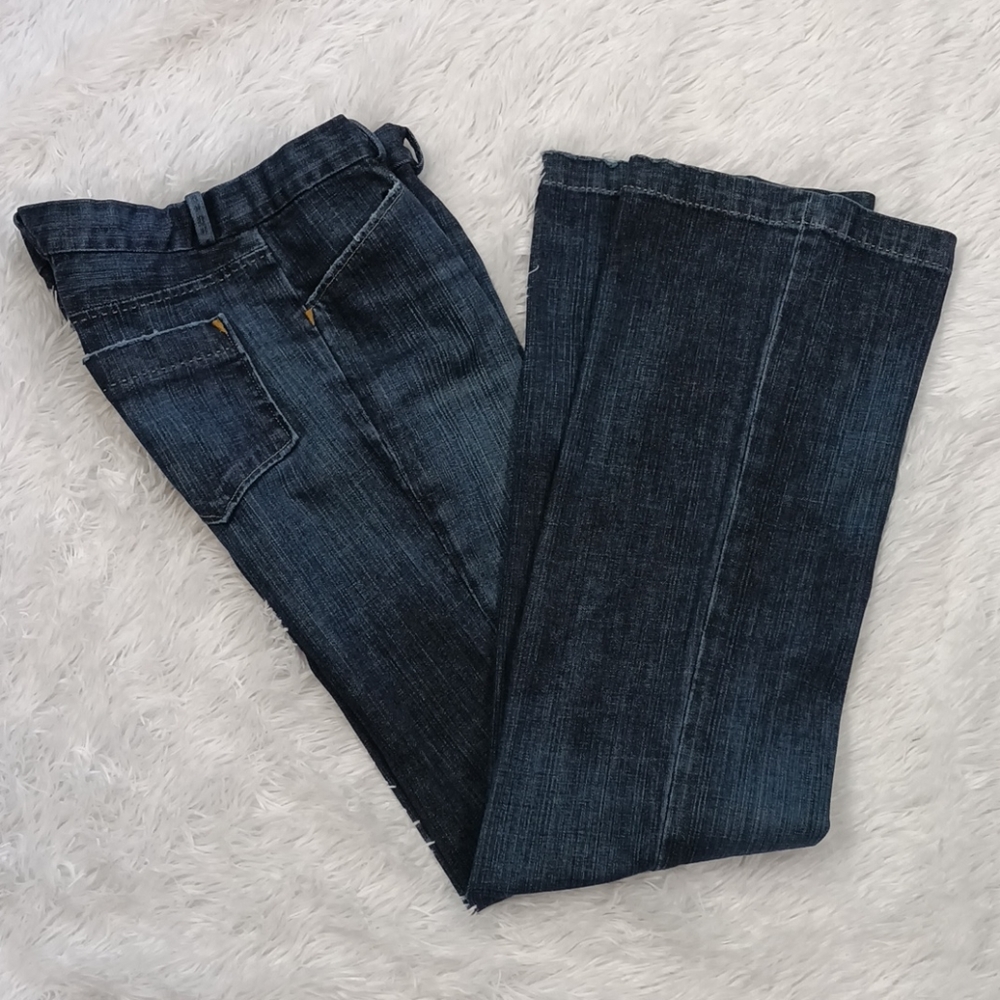 Gold Sign Boot Cut Jeans